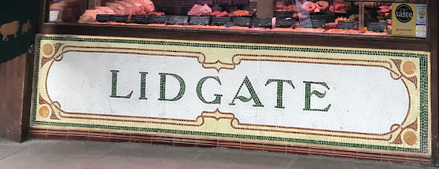 Mosaic, Lidgate butchers, Holland Park Avenue, London