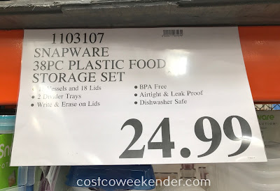 Deal for the Snapware Plastic Food Storage Set at Costco