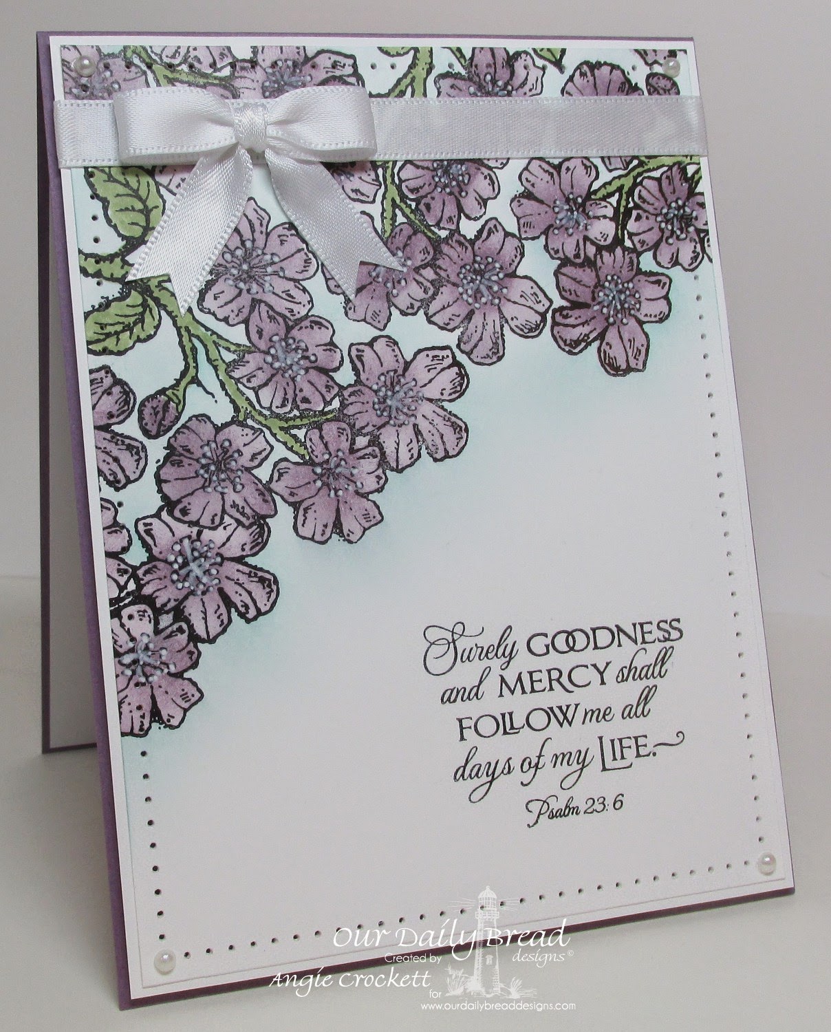 ODBD Cherry Blossom, Card Designer Angie Crockett