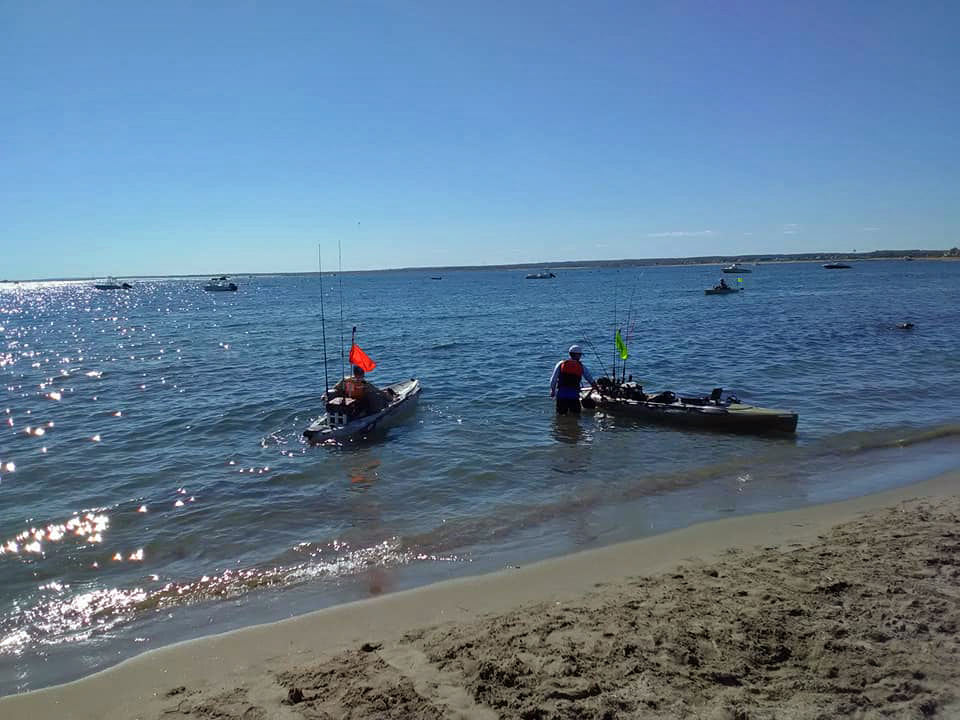 Kayak Fishing Country Camp Cronin Fishing Area Narragansett, Rhode