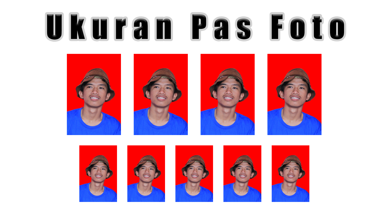 Macam Macam Ukuran Pas Foto Photoshop Dasar Hukum - IMAGESEE
