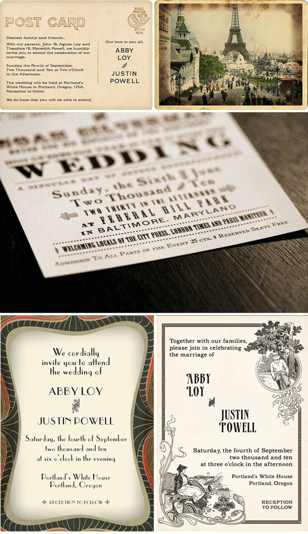 Vintage Wedding Invitations : Have your Dream Wedding