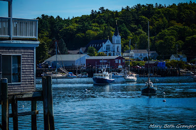 Fishing Boats in Boothbay Harbor Maine photo by mbgphoto