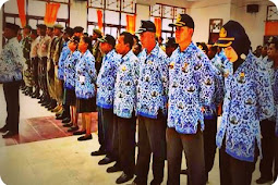 Pegawai di Kabupaten Waropen Peringati HUT Korpri di Ruang Pertemuan Nonomi