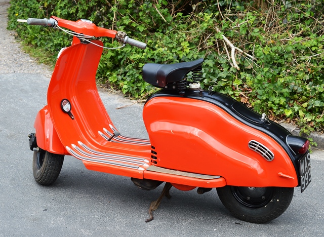 Lambretta Ld 150 Spare Wheel Carrier  - Lambretta Ld/Lc Spare Wheel Holder.