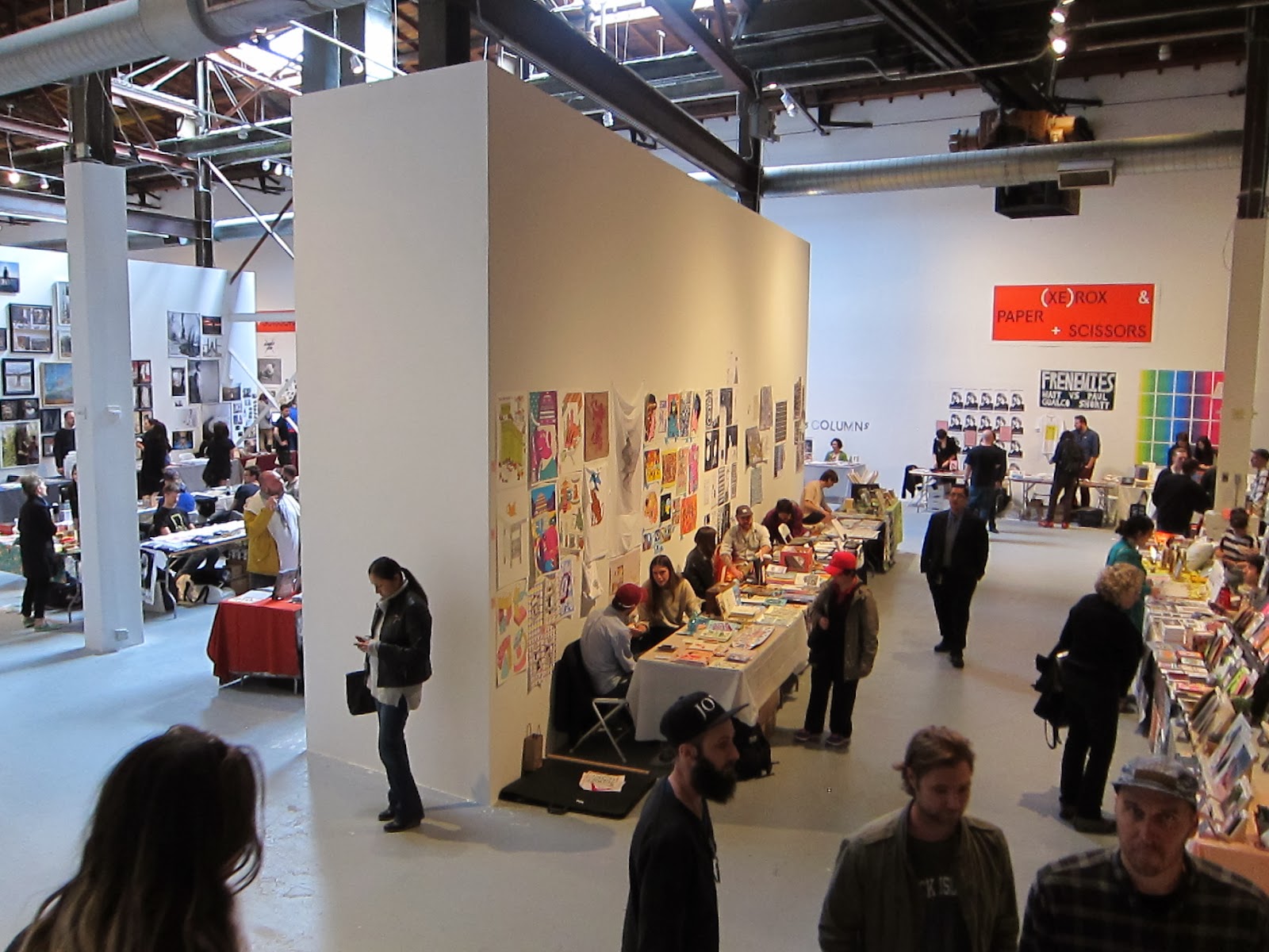 VASTA Los Angeles Art Book Fair Scene at the Fair
