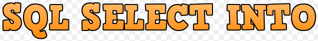 sql select into sql select into
