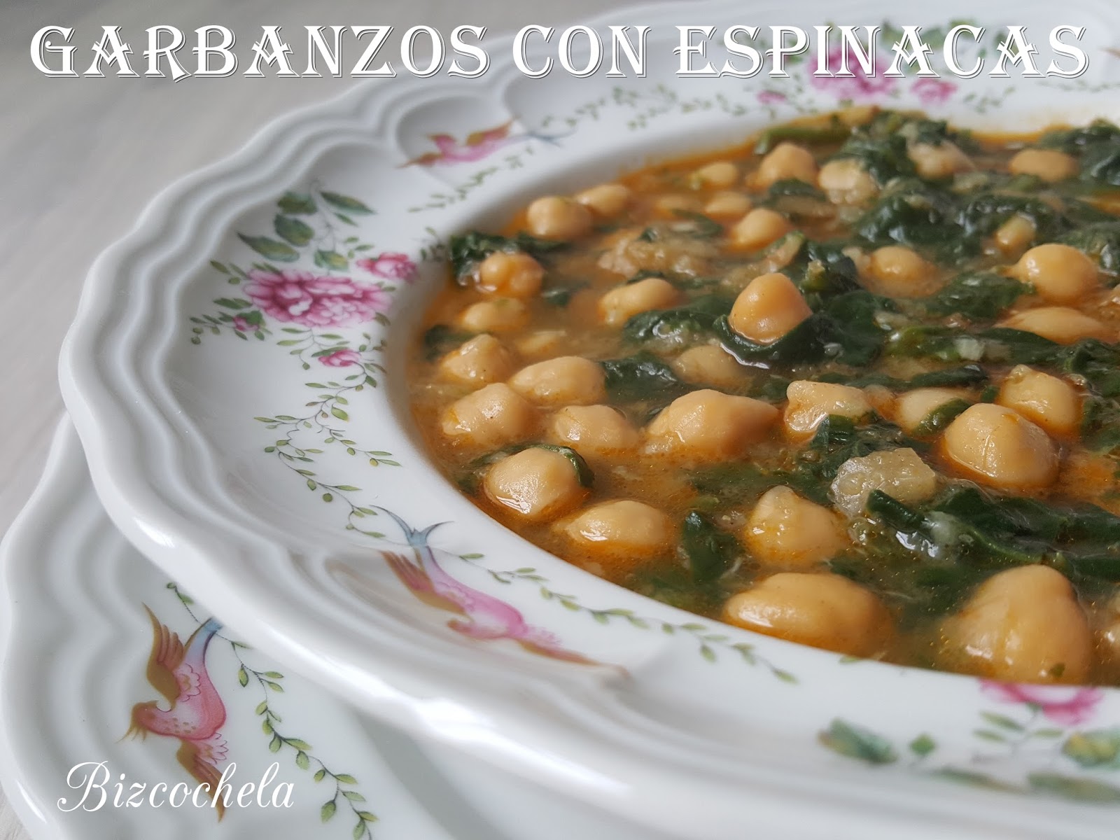 RECETAS Y A COCINAR SE HA DICHO!!!! GARBANZOS CON ESPINACAS