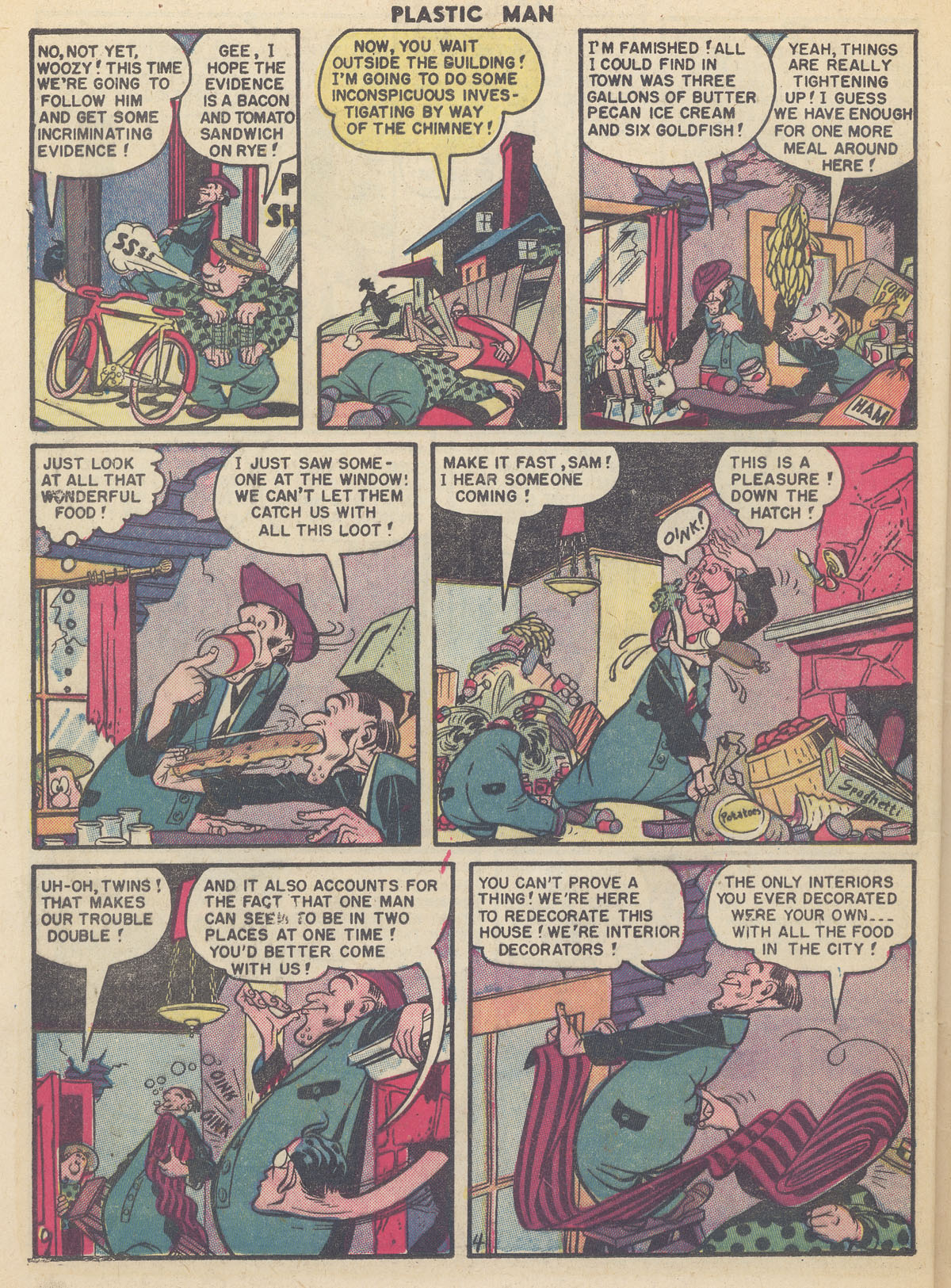 Read online Plastic Man (1943) comic -  Issue #24 - 30