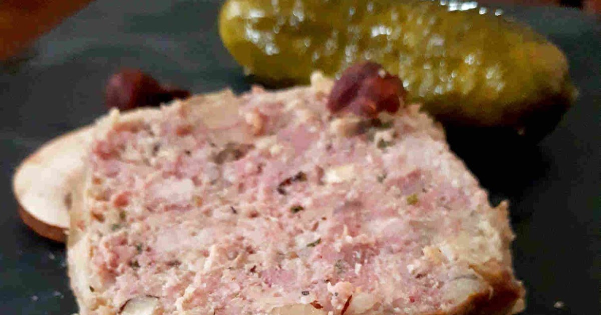 Terrine de veau aux noisettes et aux champignons