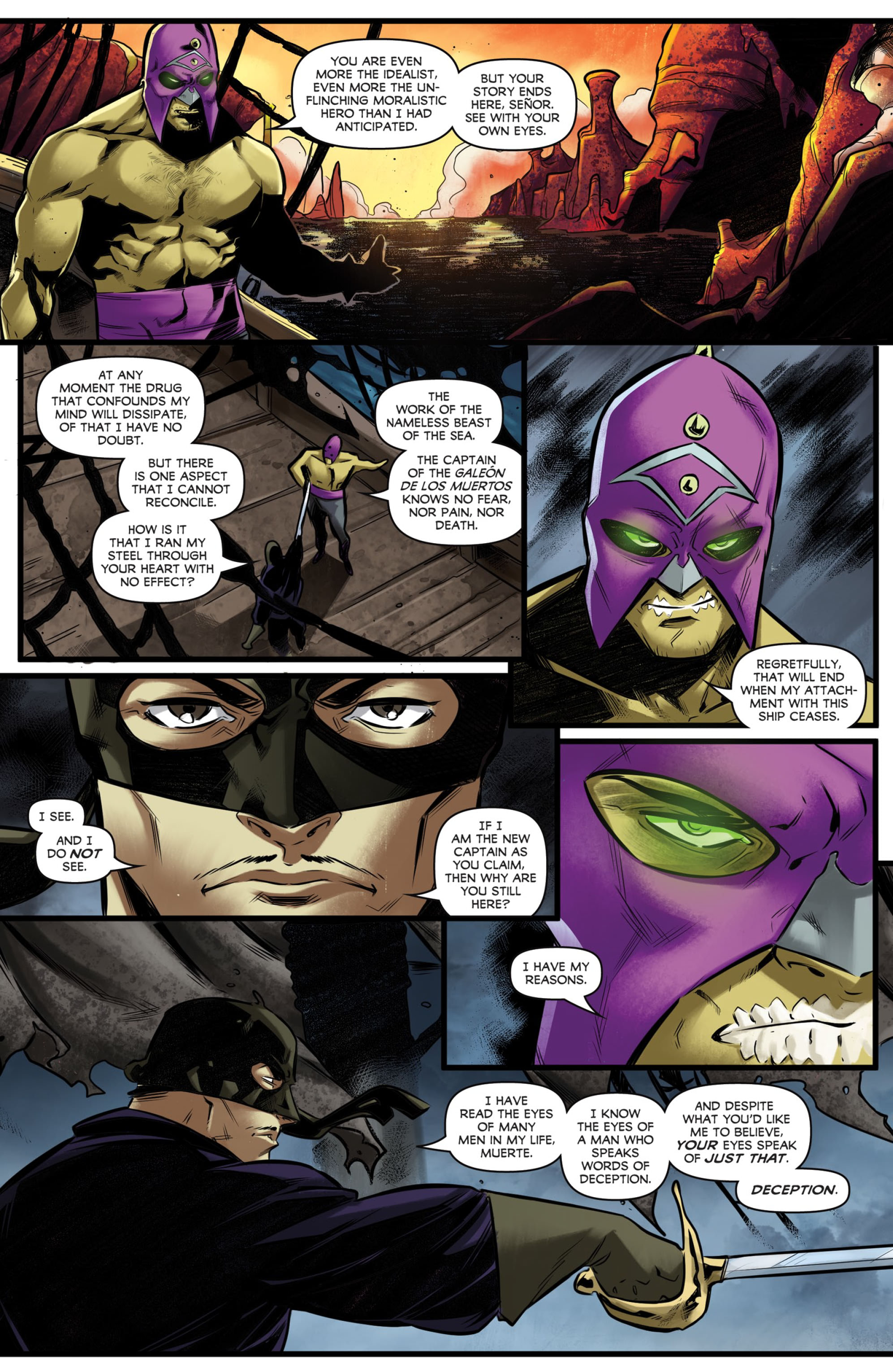 Read online Zorro: Galleon Of the Dead comic -  Issue #3 - 17