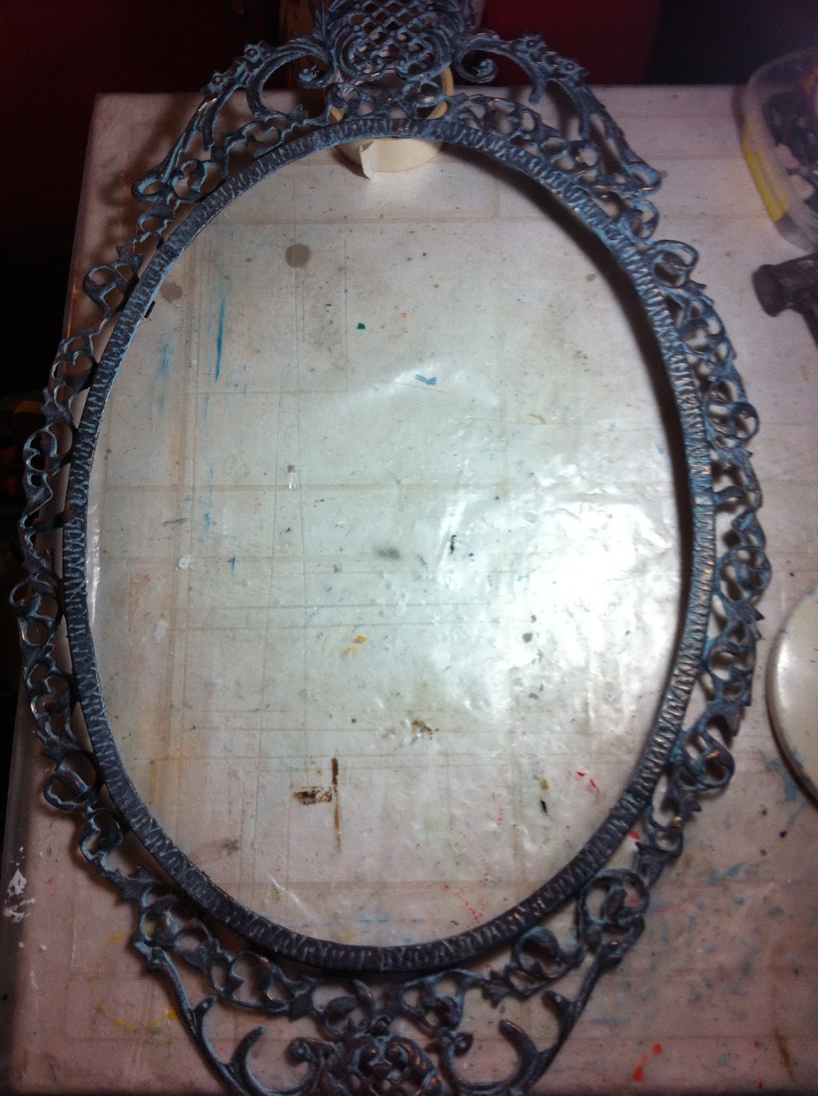 Eskici Eski Ayna Cercevesi Boyama