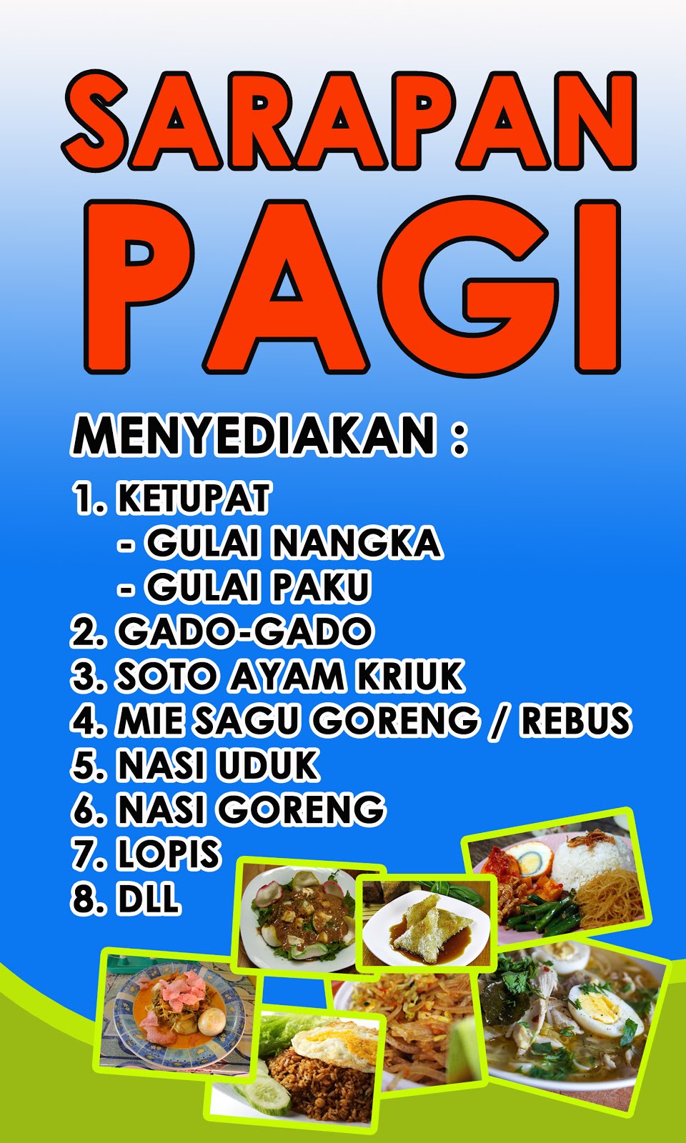 Gambar Spanduk Gado Gado gambar spanduk