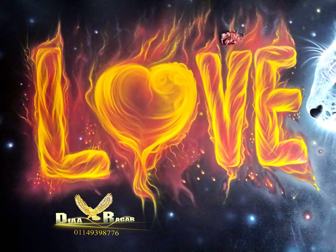 ديكورات مضيئة جديد نار 3d 2025