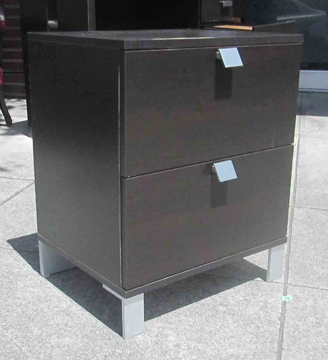 UHURU FURNITURE & COLLECTIBLES SOLD 2Drawer Espresso Nightstand 25