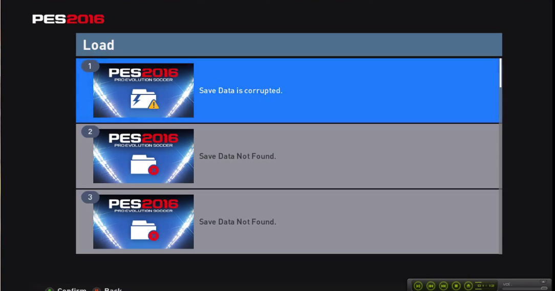 Fix corrupted save data pc pes 2015 classicsany