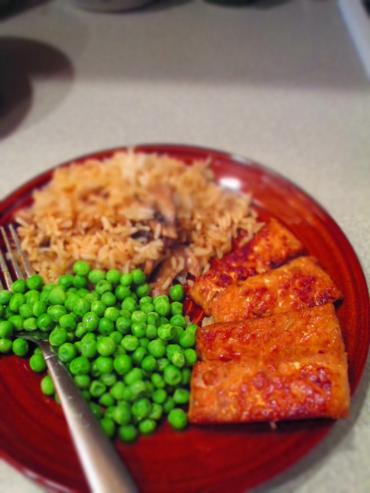 Obtainable Table Maple Tempeh and Teriyaki Brown Rice