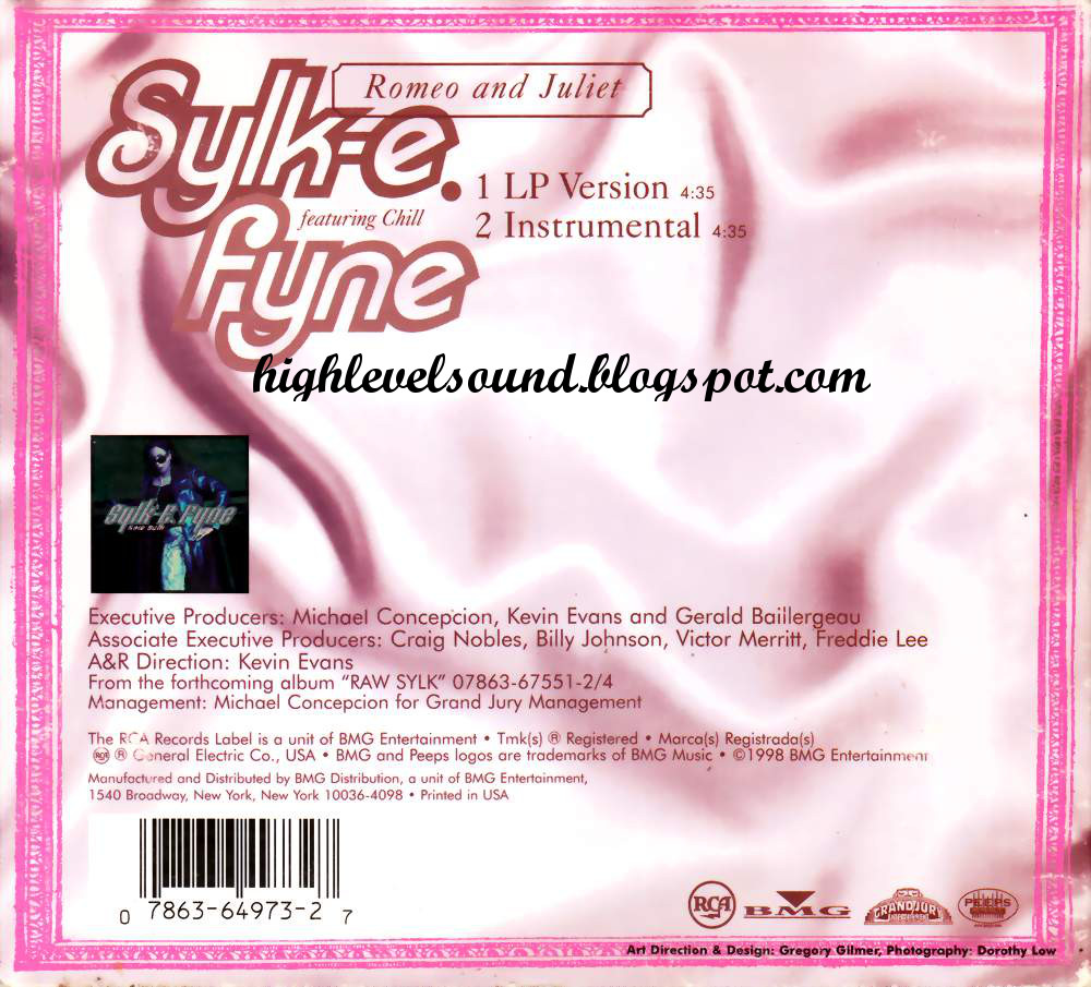 Sylk E Fyne Romeo And Juliet Lyrics highest level of music: Sylk-E Fyne Feat. Chill - Romeo and Juliet-(CDS