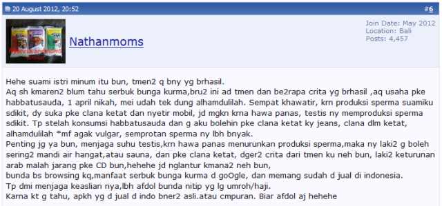 Teman Berhasil Hamil Pakai Serbuk Kurma Teman Berhasil Hamil Pakai Serbuk Kurma