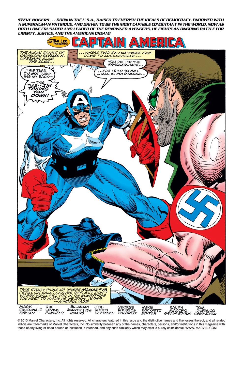 Read online Captain America (1968) comic -  Issue #421 - 2