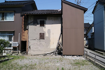 富山県魚津の町中の様子