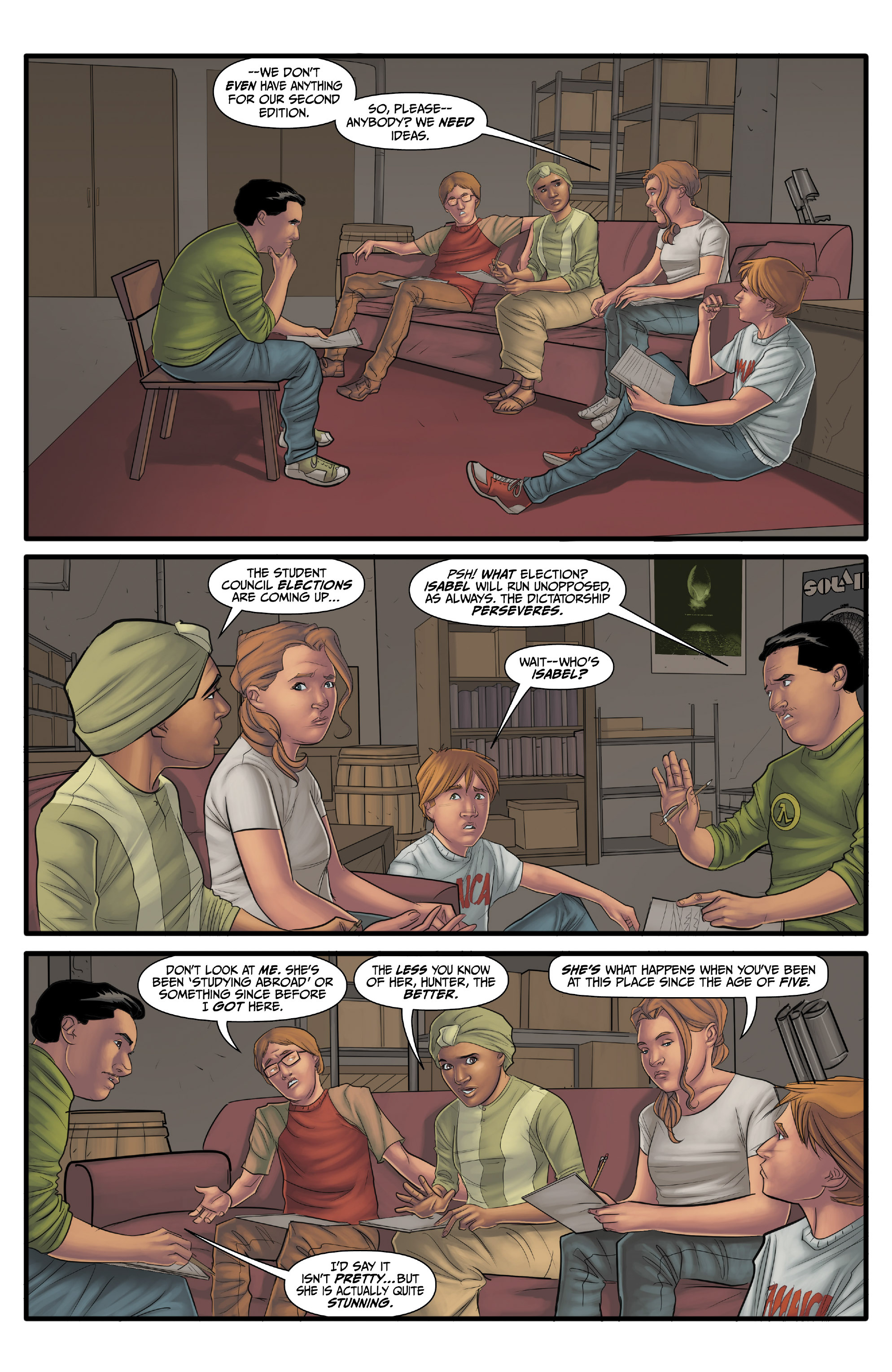 Read online Morning Glories comic -  Issue #40 - 7