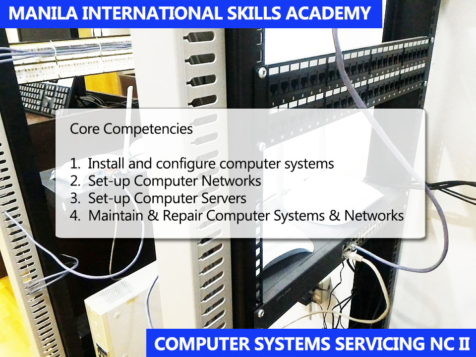 MANILA INTERNATIONAL SKILLS ACADEMY INC.: COMPUTER SYSTEMS SERVICING NC II