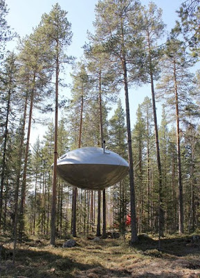 UFO Inspired Tree House