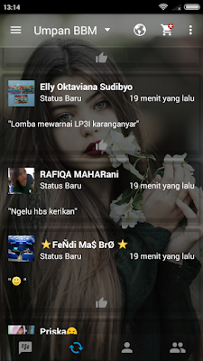 Download BBM Transparan Versi Terbaru Tanpa Iklan