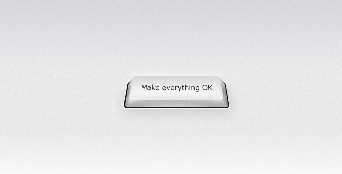 Ramblings from a Blue Dot The magic button — Make Everything OK