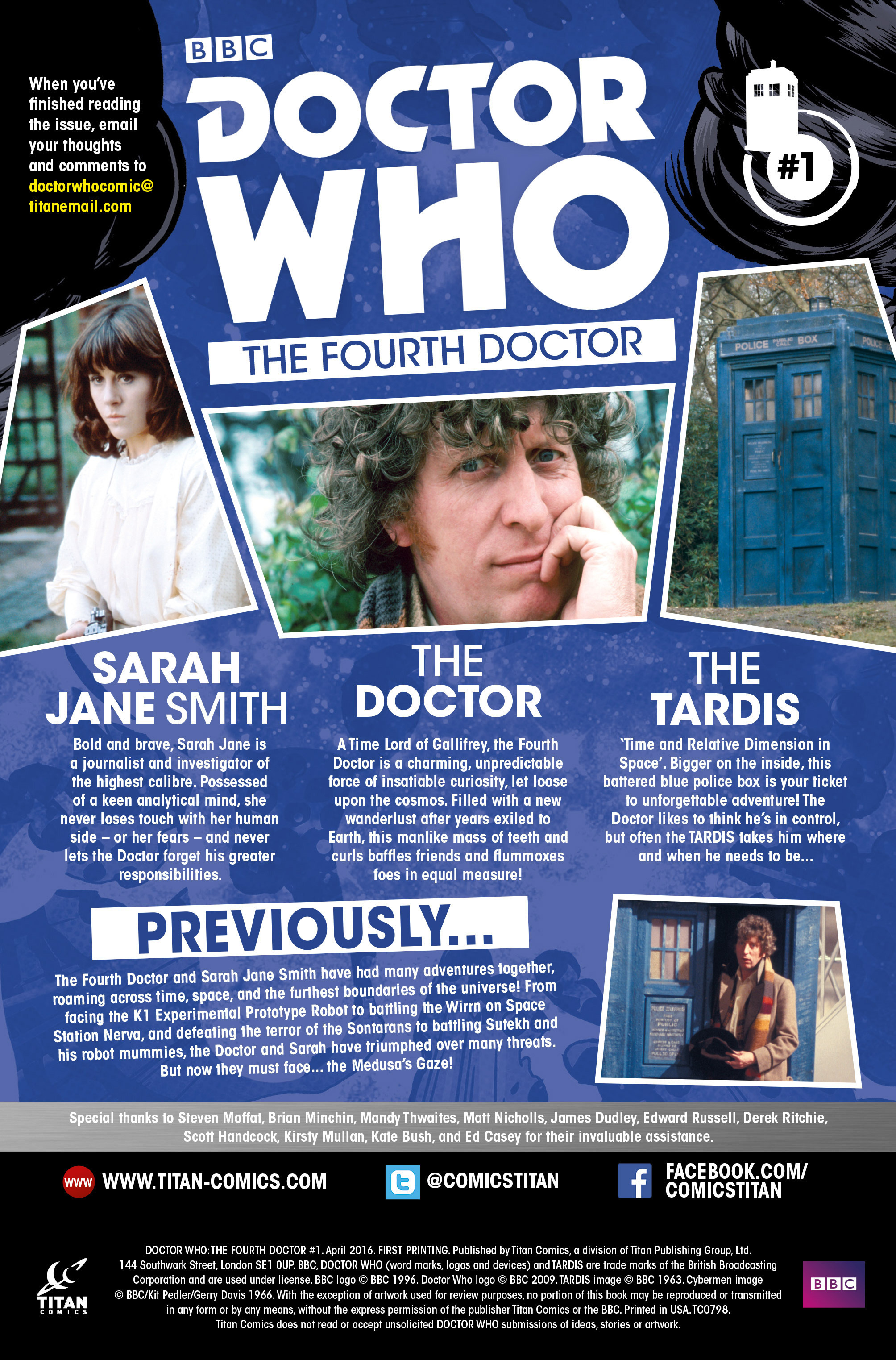 Read online Doctor Who: The Fourth Doctor comic -  Issue #1 - 6