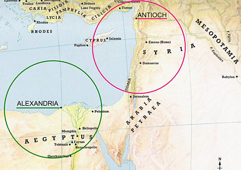 The Nazaroo Zone: The 'Schools' of Alexandria and Antioch (4th-5th c. A.D.)