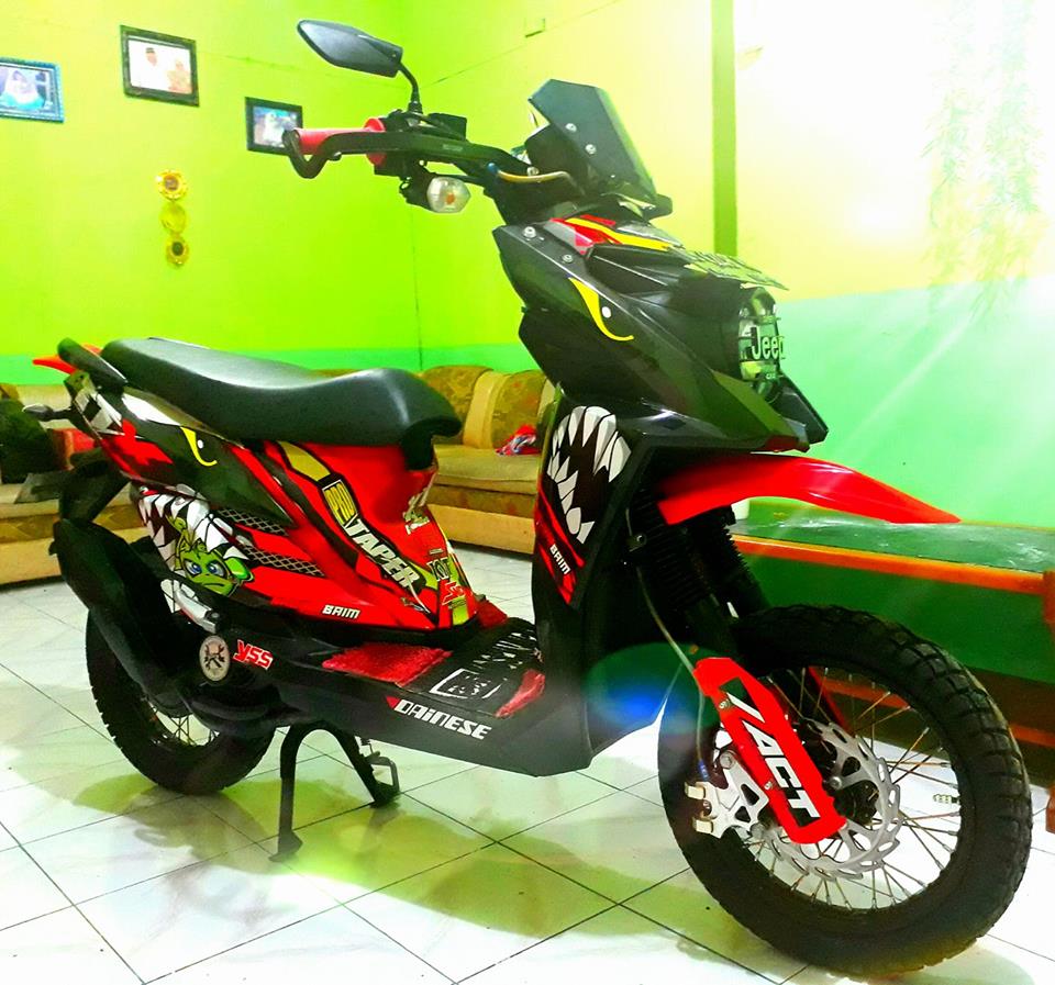 Modifikasi Warna Motor X Ride