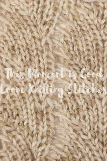 Overlapping Waves Stitch loom knitting stitch library