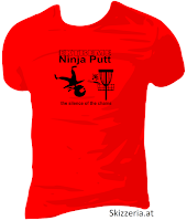 Extreme Ninja Putt Disc Golf Shirt