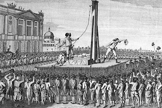 Resultado de imagen de guillotina primera vez parÃs 1792