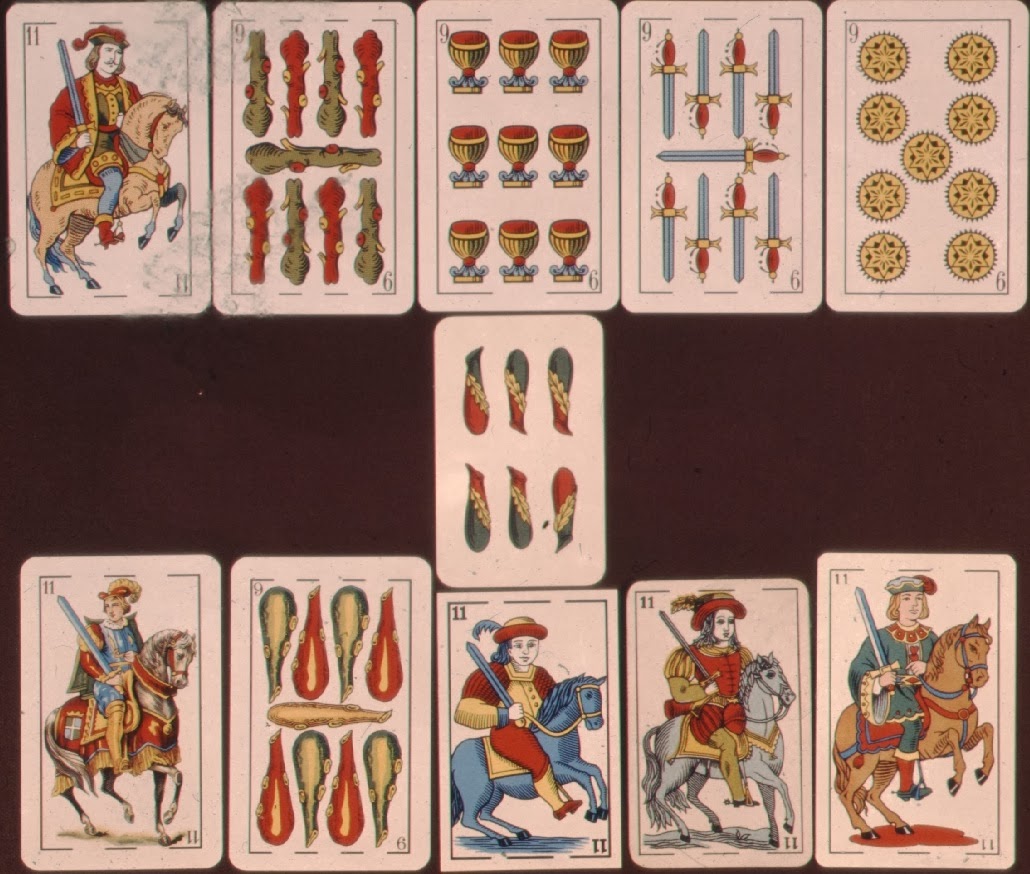Playing cards and their history 16 EUROPEAN STANDARD PLAYING CARDS