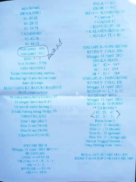 Nagasaon Hk Minggu Master Arwana