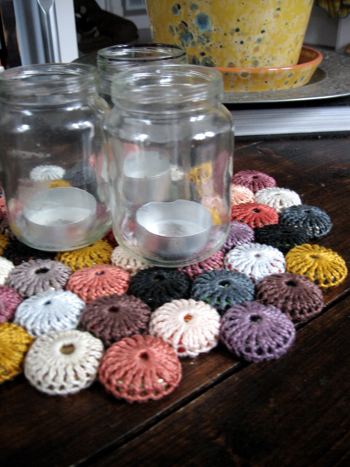 Oh Just Dandy Crocheted Bottle Cap Trivet