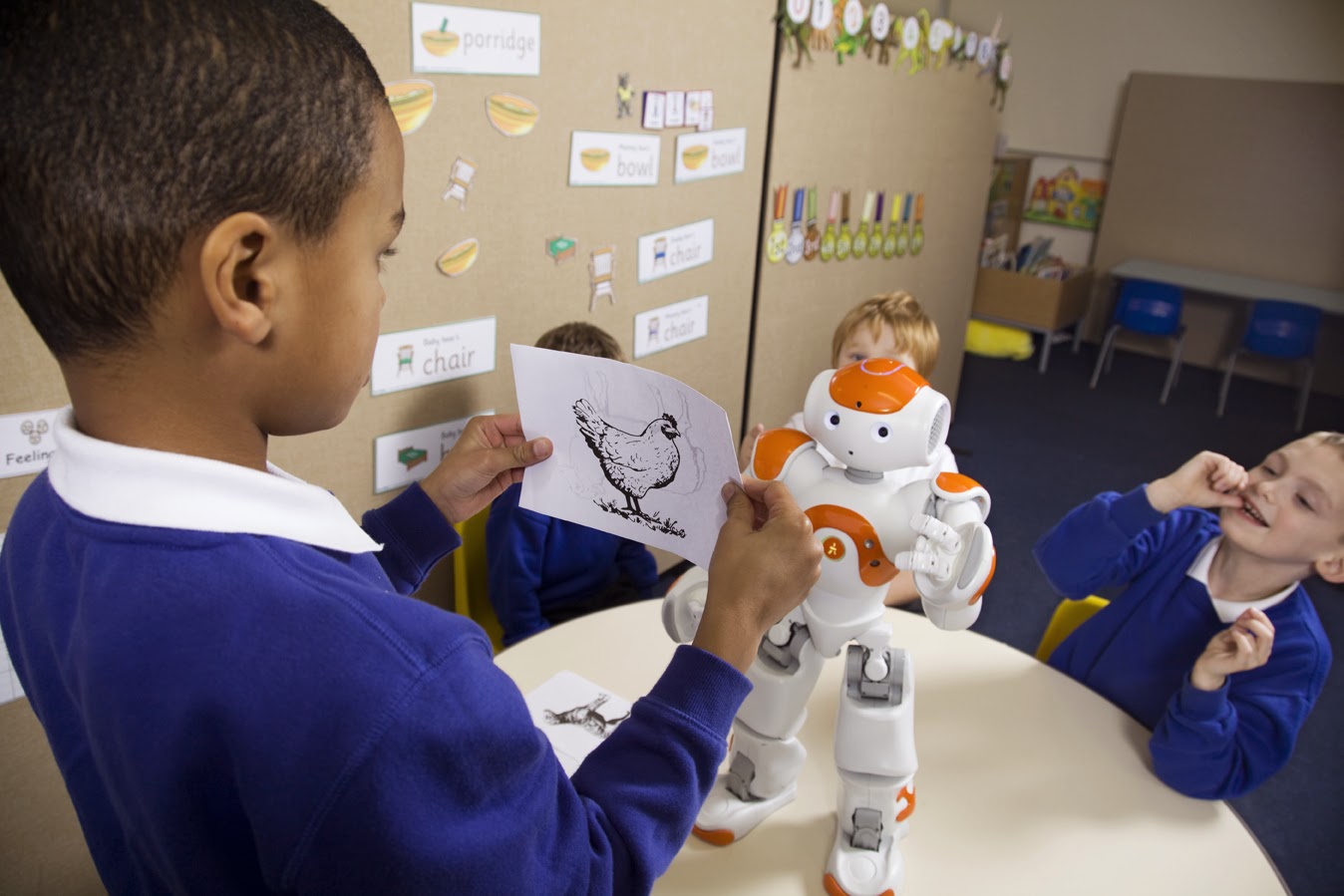 Nao Robot Goes To School To Help Kids With Autism