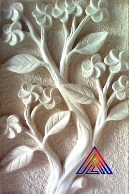 Relief Bunga Kamboja Relief Bunga Kamboja