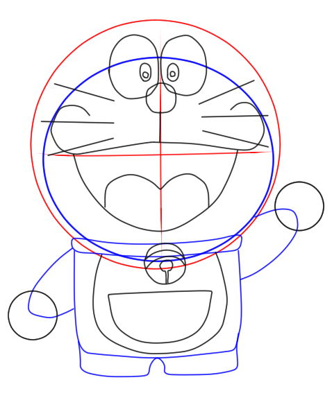  Cara Menggambar Doraemon Dengan Mudah 9KomiK