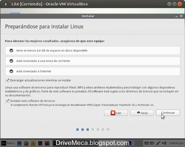 DriveMeca instalando Linux Lite 2.8 paso a paso DriveMeca instalando Linux Lite 2.8 paso a paso