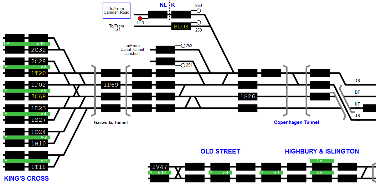 Open train times maps