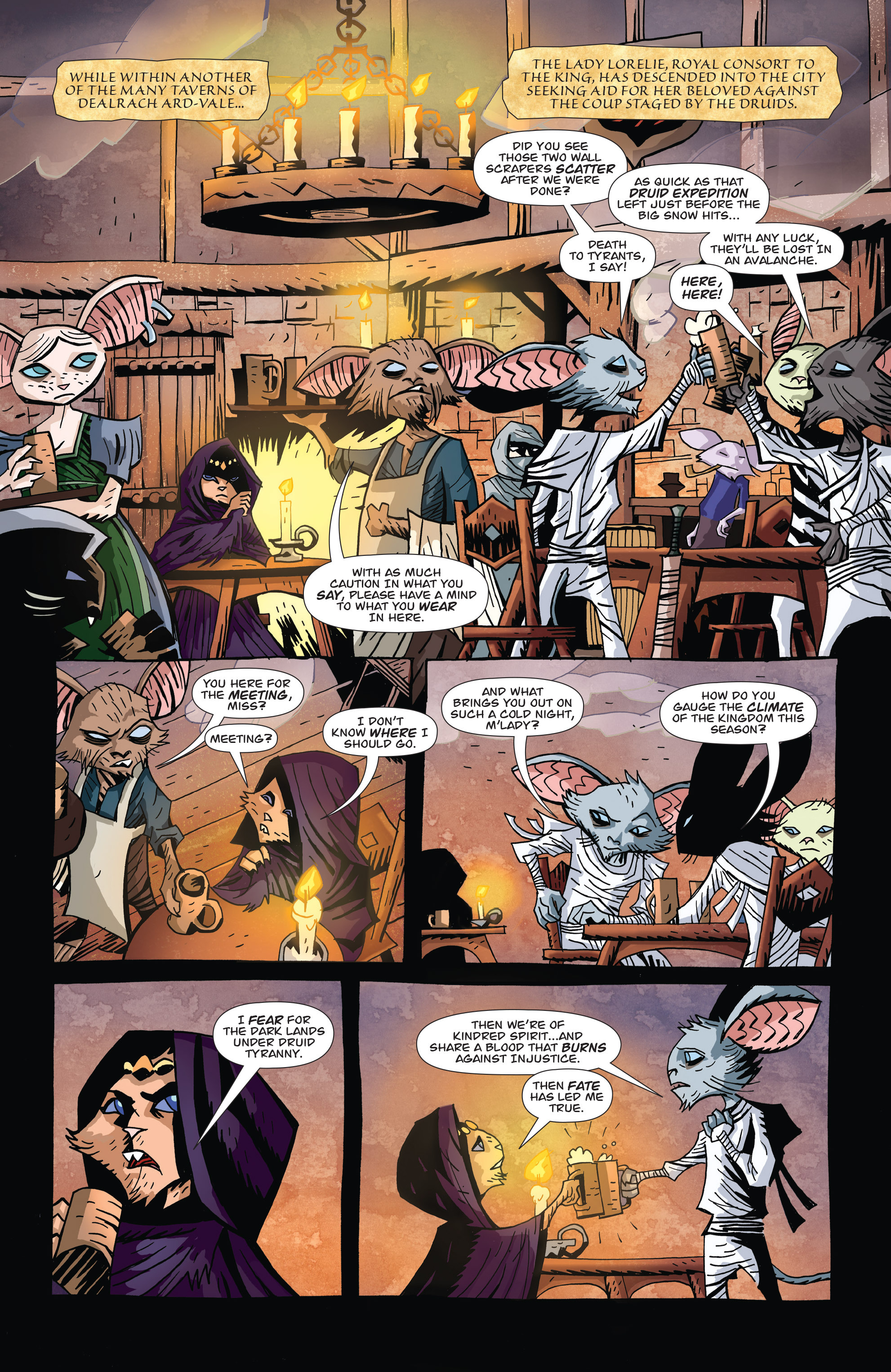 Read online The Mice Templar Volume 3: A Midwinter Night's Dream comic -  Issue # _TPB - 202