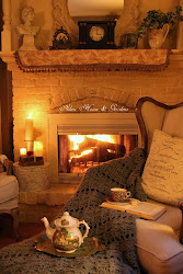 tea fireplace fireside romantic cozy autumn fire scenes cottage cosy gardens chair bedroom wood reminds winter night scene always fall