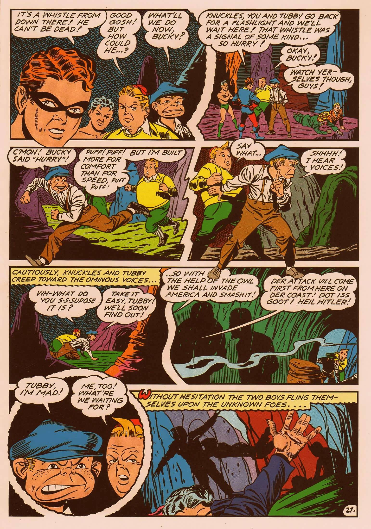 Read online Young Allies Comics comic -  Issue #5 - 29