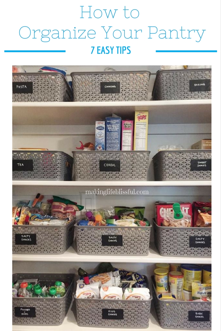 7 Easy Tips To Organize Your Pantry Making Life Blissful