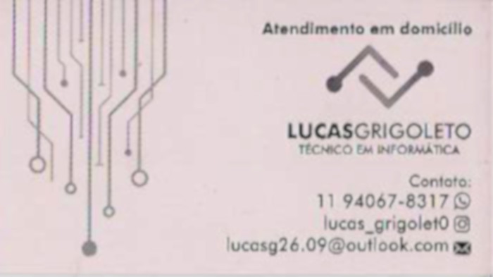 Lucas Grigoleto - técnico informática