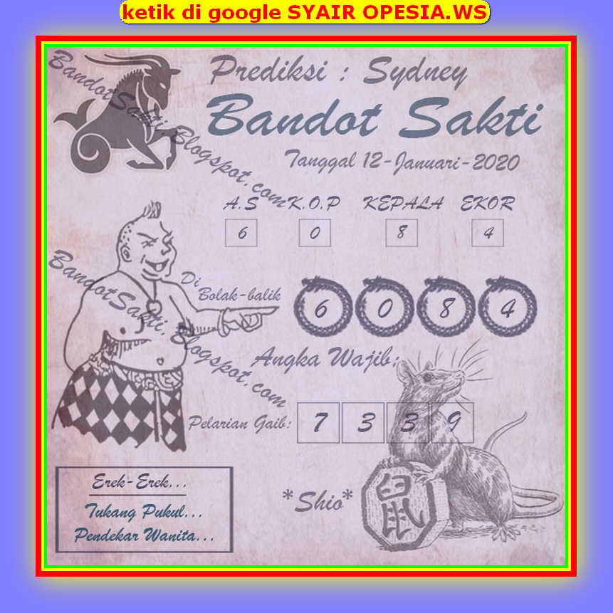 Kode Syair Sydney 12 Januari 2020 Forum Syair Togel Hongkong Singapura Sydney Kode Syair Sydney 12 Januari 2020 Forum Syair Togel Hongkong Singapura Sydney